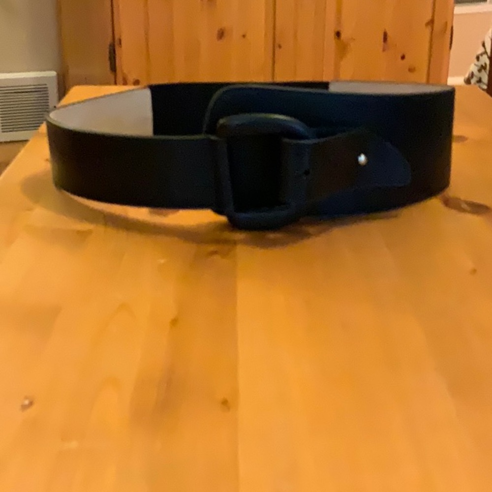 Chico’s Leather Fashion Belt - Black